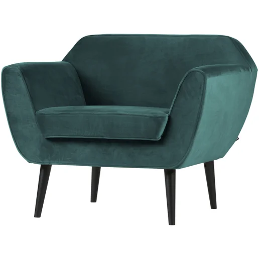 Fauteuil Galon polyester blauw 92 cm