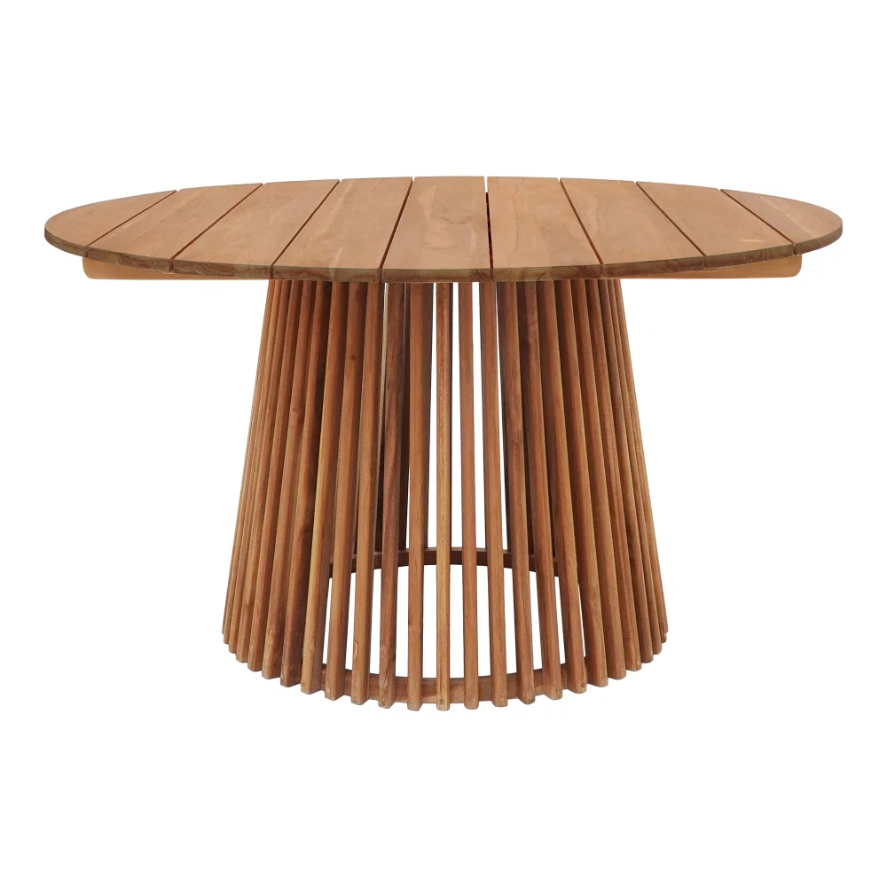 Eettafel Palla teak naturel 120 cm