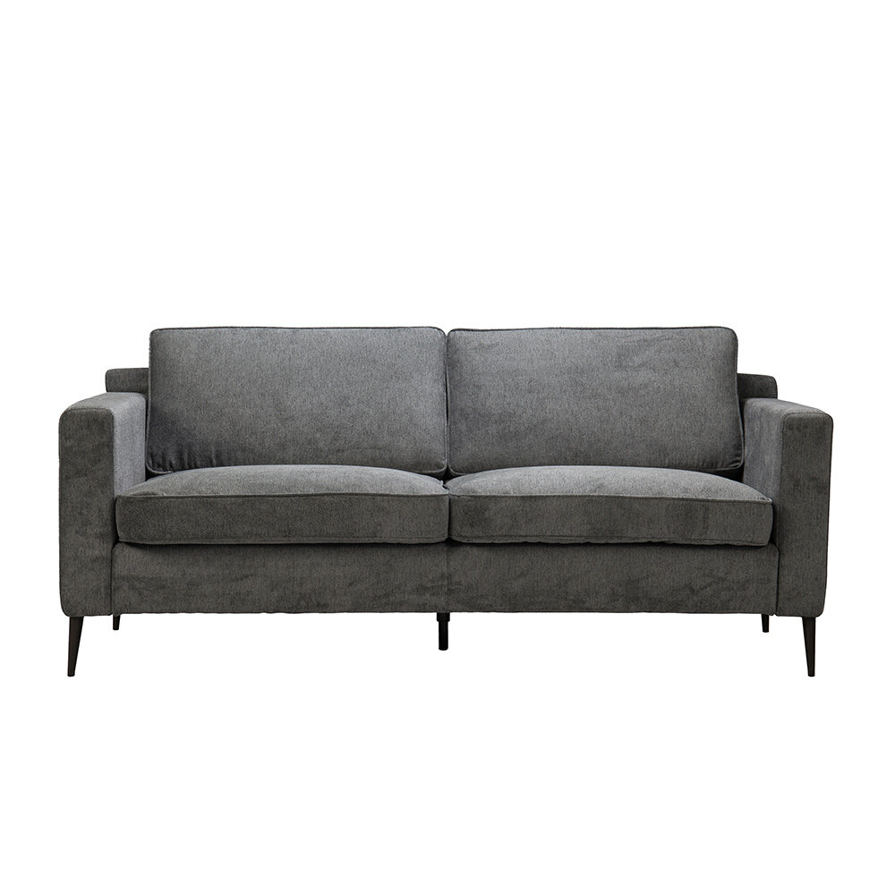 Bank Ulis polyester taupe 3-zits