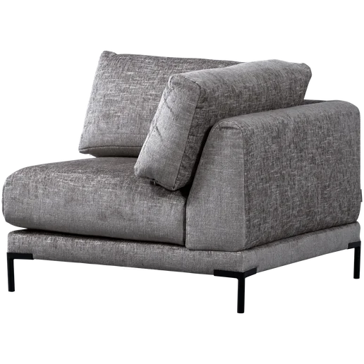 Bank Terloan geweven chenille blauw