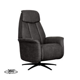 Fauteuil Ule microsuede antraciet