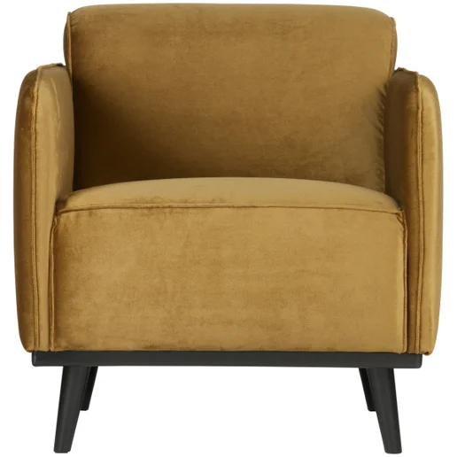 Fauteuil Delan polyester geel 72 cm
