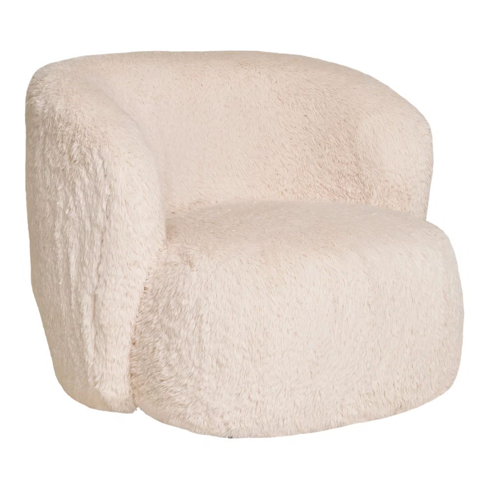 Fauteuil Peron schuim gebroken wit