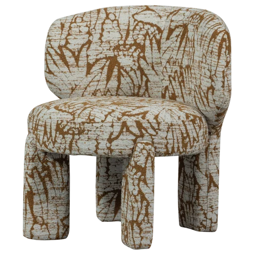Fauteuil Talan polyester bruin 75 cm