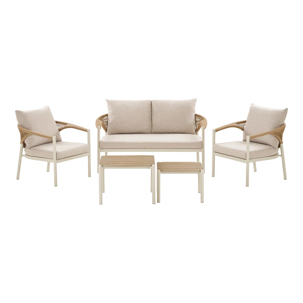 Loungeset Armi nonwood (PE) zand