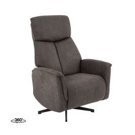 Fauteuil Galmi microsuede antraciet 1 74 cm