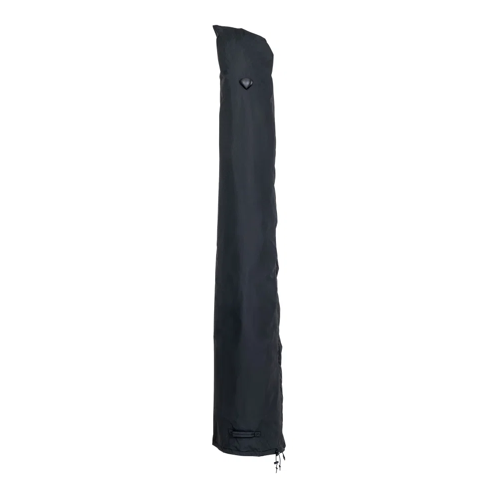 Parasol Isio polyester zwart