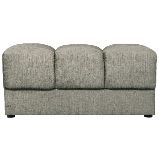 Poef Valel polyester grijs 82 × 42 cm hoog