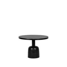 Bijzettafel Fenis metaal zwart 50 cm