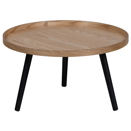 Bijzettafel Halmi MDF naturel Ø60 cm