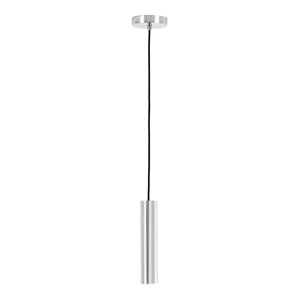 Hanglamp Vinro staal zilver