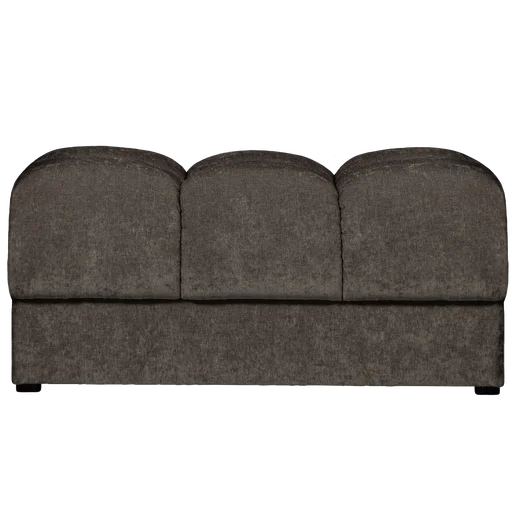 Poef Novon polyester grijs 82 cm