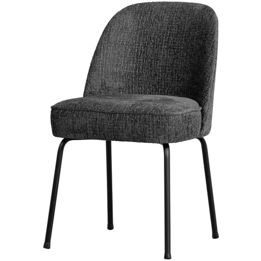 Eetkamerstoel Zanna polyester grijs 50 cm