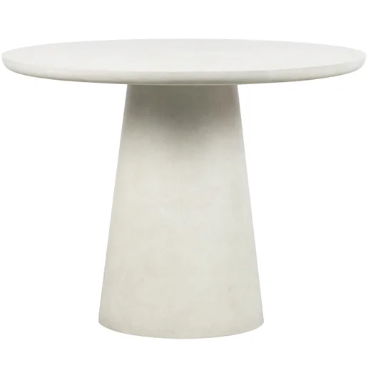 Eettafel Ila klei wit Ø100 cm