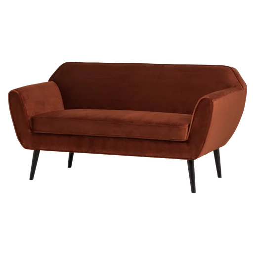Bank Ora velours bruin 150 cm