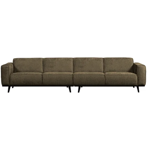 Bank Fiotean polyester groen 4-zits 372 cm