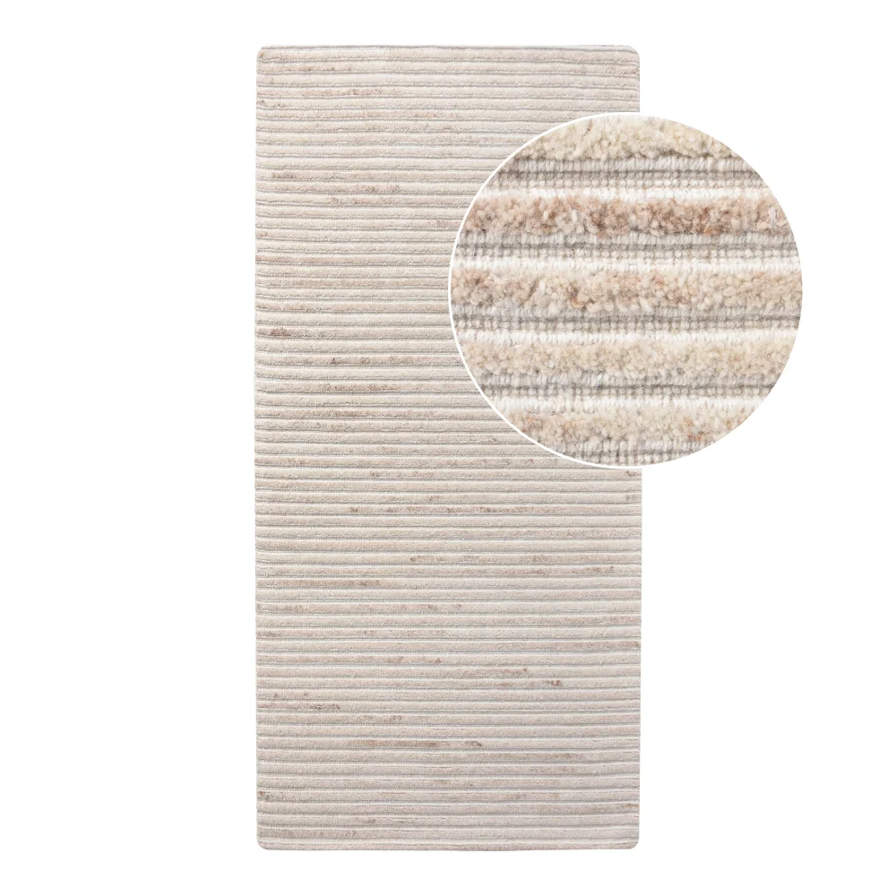 Vloerkleed Almi wol ivory
