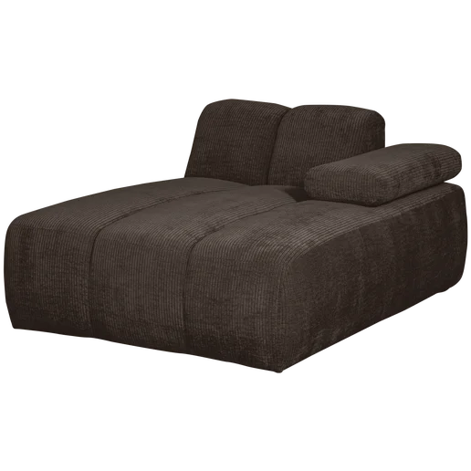 Chaise longue Teris rechts 124 × 74 cm hoog