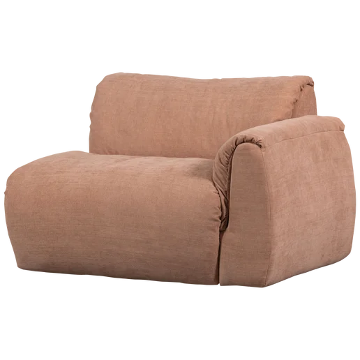 Bank Kaltean polyester roze 1-zits rechts