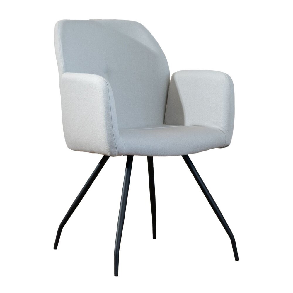 Stoel Braon gerecycled polyster grijs