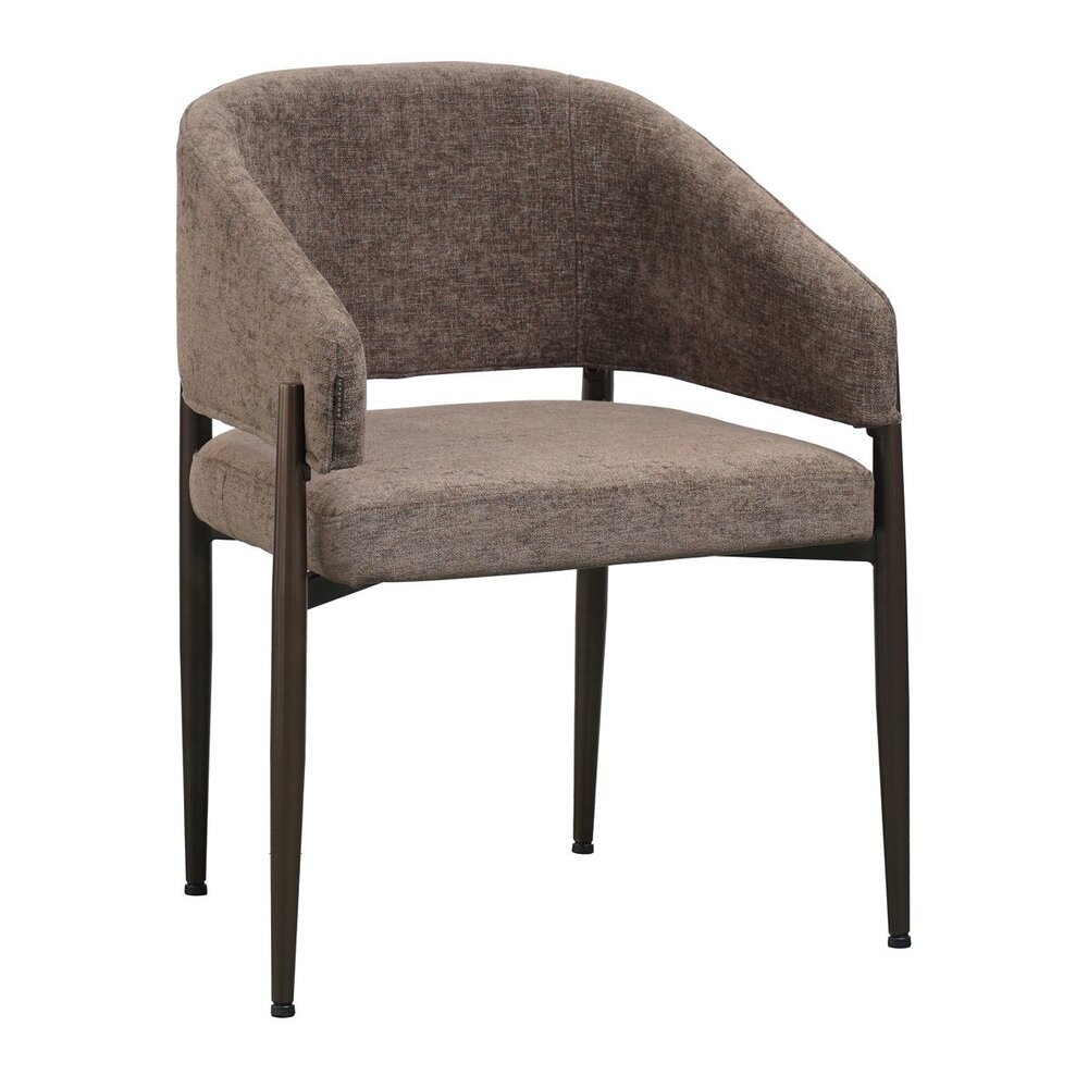 Stoel Linio velours bruin 64 cm