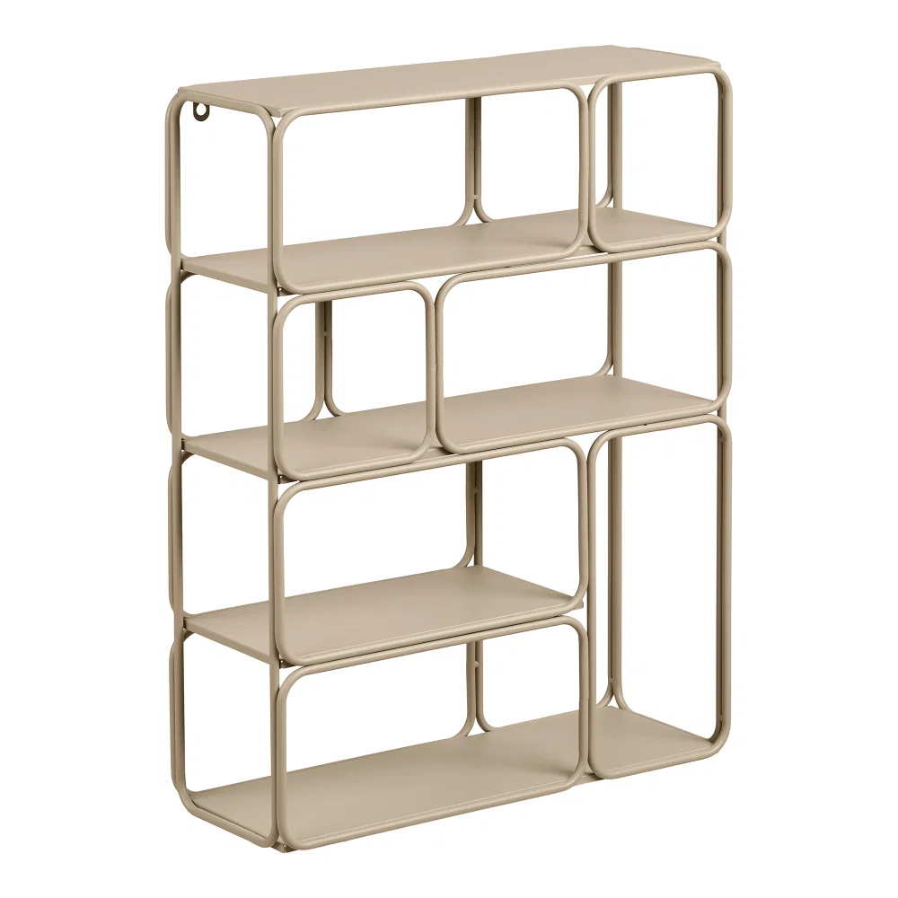 Wandplank Orla metaal beige