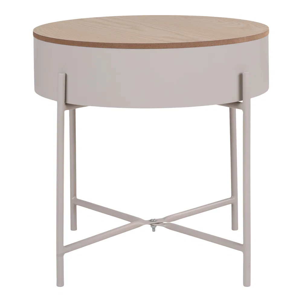Bijzettafel Belel melamin beige