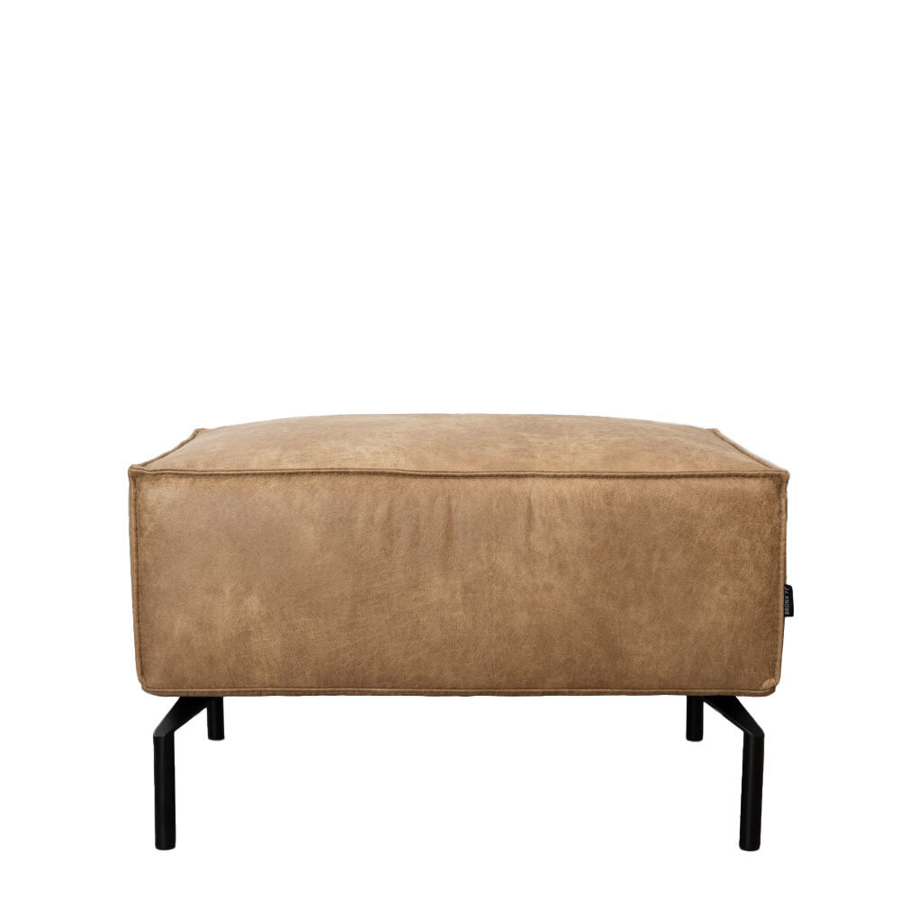 Poef Olna eco-leer beige