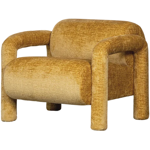 Fauteuil Brar velours goud 76 cm