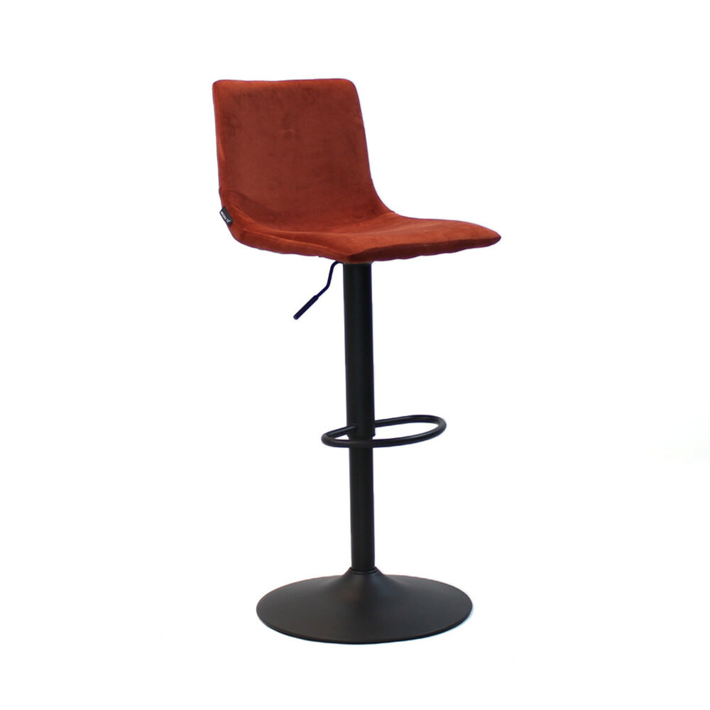 Barkruk Coron velours koper 60 cm