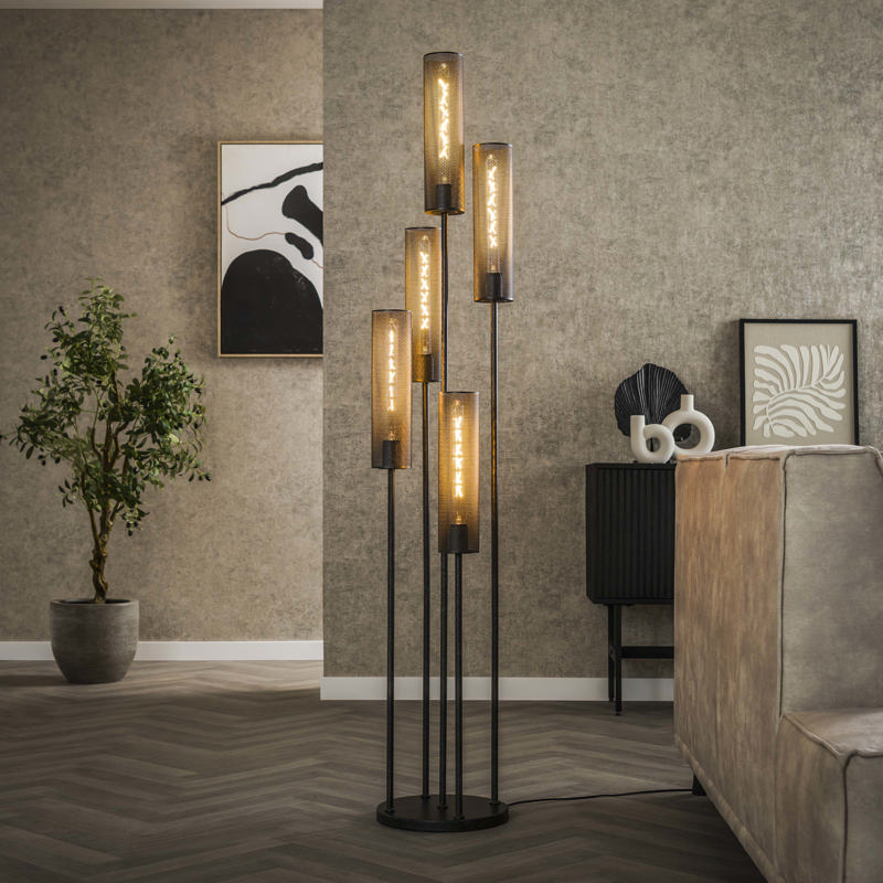 Vloerlamp Aran 5-lichts