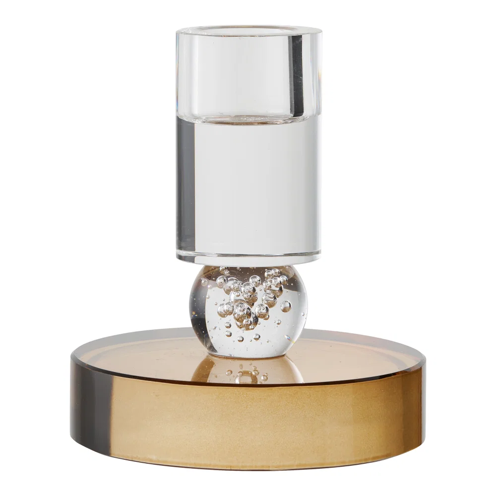 Decoratie Ulia glas bruin