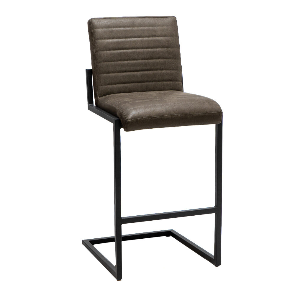 Barkruk Ulto eco-leer antraciet 79 cm