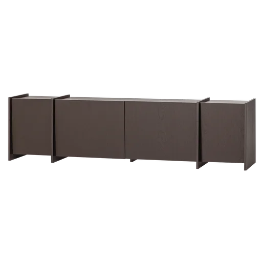 Tv-meubel Sella bruin 200 cm