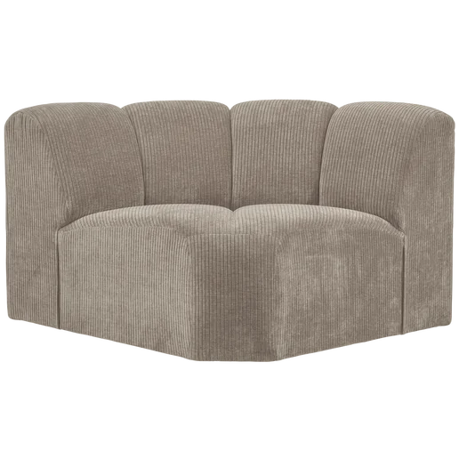 Bank Galloa polyester naturel 110 × 74 cm hoog