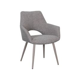 Eetkamerstoel Mario royal bouclé mushroom 170