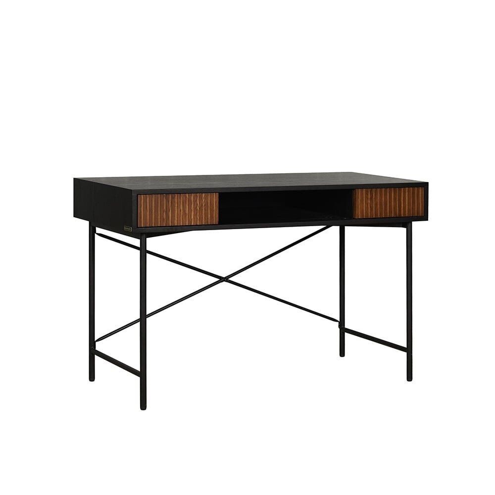 Bureau Dele rubberwood zwart