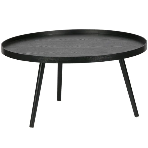 Bijzettafel Helan zwart Ø78 cm