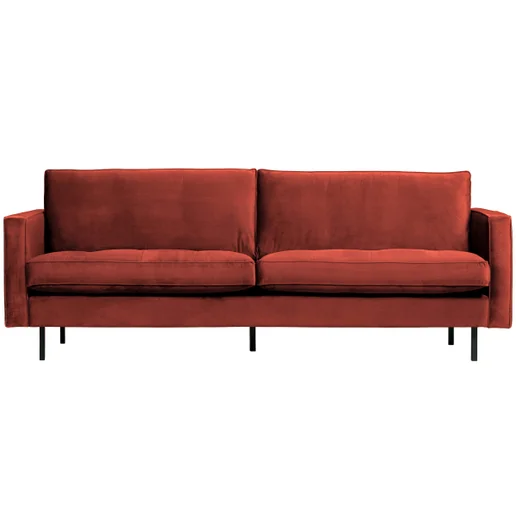 Bank Marloan polyester rood 5-zits