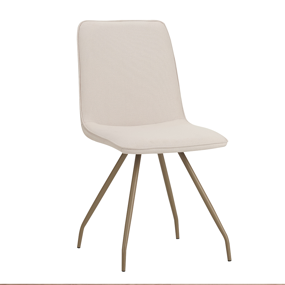 Stoel Talro gerecycled polyester gebroken wit 46 cm
