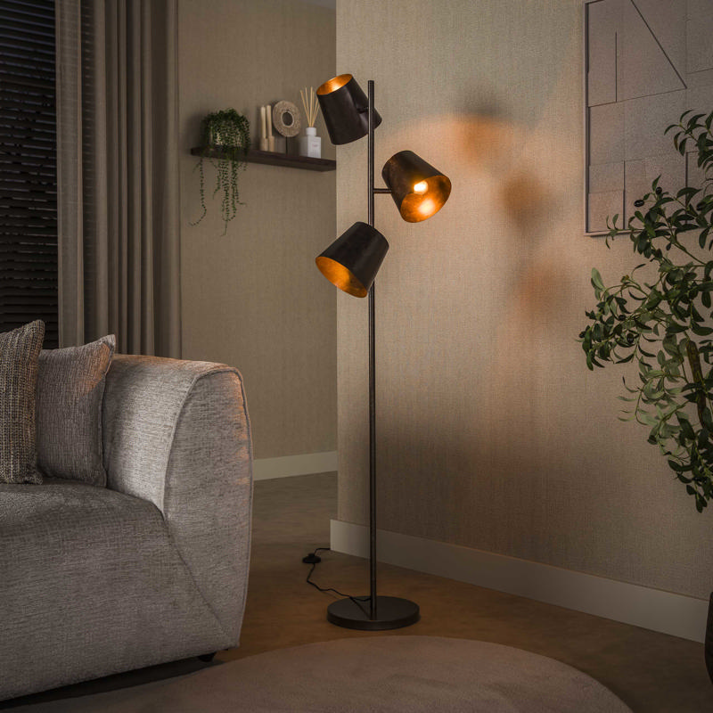Vloerlamp Jasvo 3-lichts