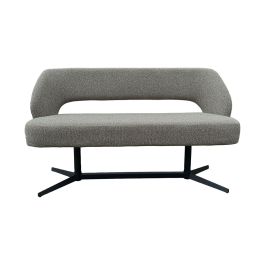 Bankje Graon royal bouclé mushroom