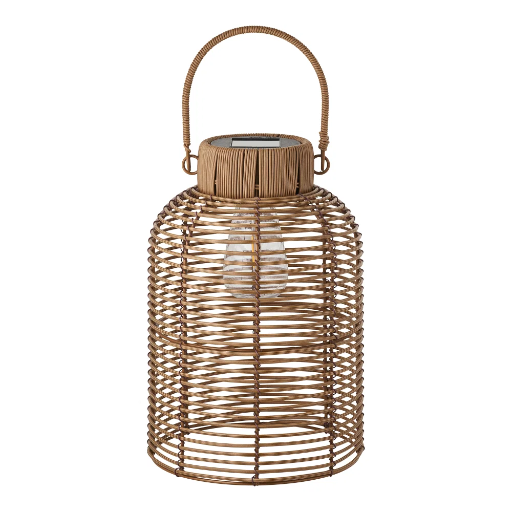 Lamp Jason polyrattan bruin 20 cm