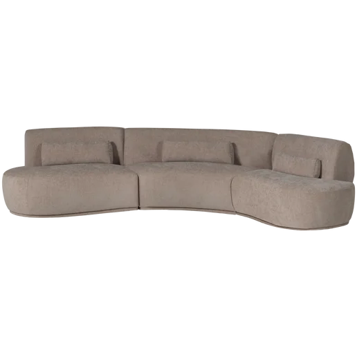 Bank Ulnae velours beige 6-zits