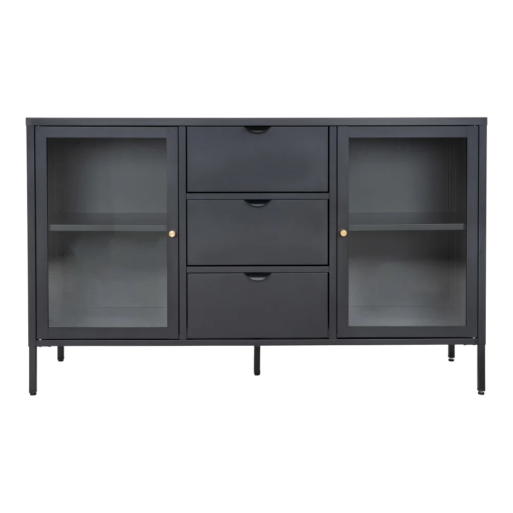 Dressoir Levia staal zwart