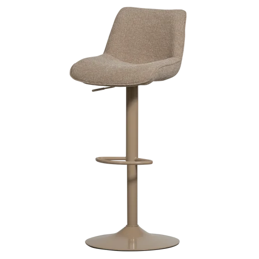 Barkruk Linan polyester beige 45 cm