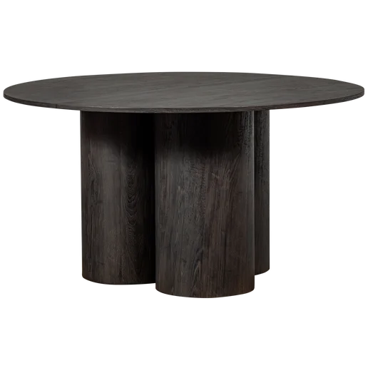 Eettafel Arro MDF bruin Ø140 cm