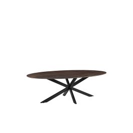 Eettafel Lorto mangohout bruin espresso