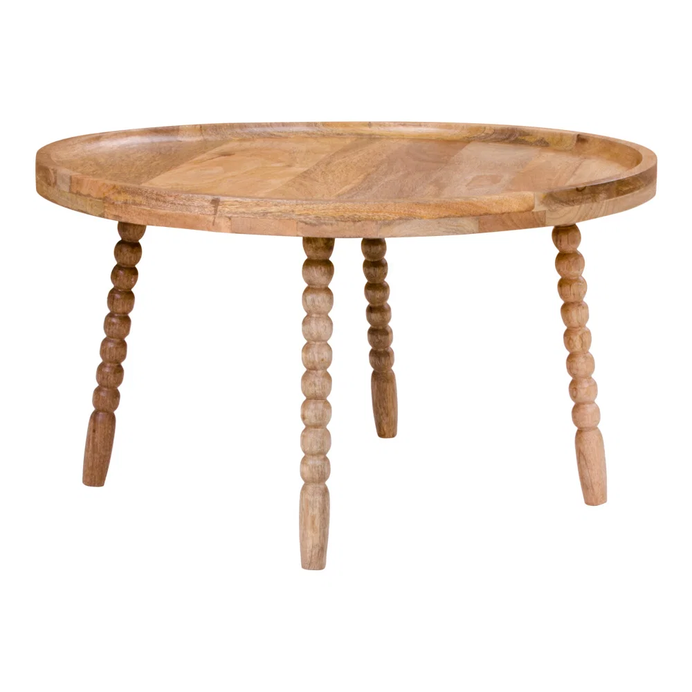 Salontafel Rosto mangohout naturel 60 cm
