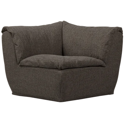 Bank Fennato polyester grijs 96 cm